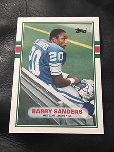1989 Topps Barry Sanders Rookie RC #83T! Best Running Back Ever! Great Centering - Bild 1 von 3