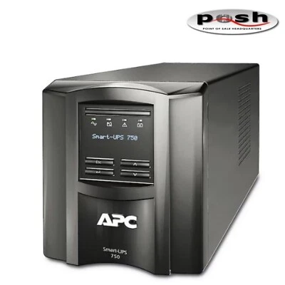 NEW– APC SMT750C Smart-UPS 750VA 500W LCD 120V –w/ SmartConnect Cloud Monitoring - Image 1 of 2