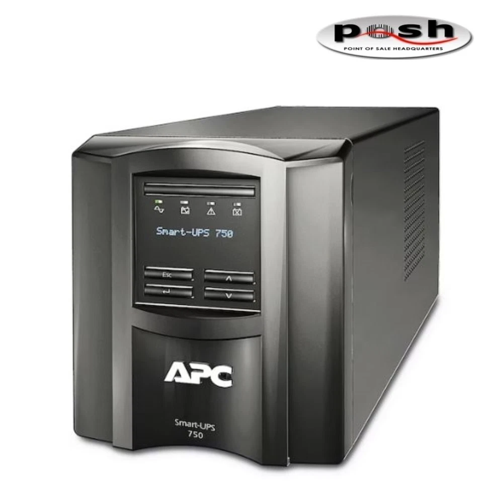 NEW– APC SMT750C Smart-UPS 750VA 500W LCD 120V –w/ SmartConnect Cloud Monitoring - Image 1 of 2
