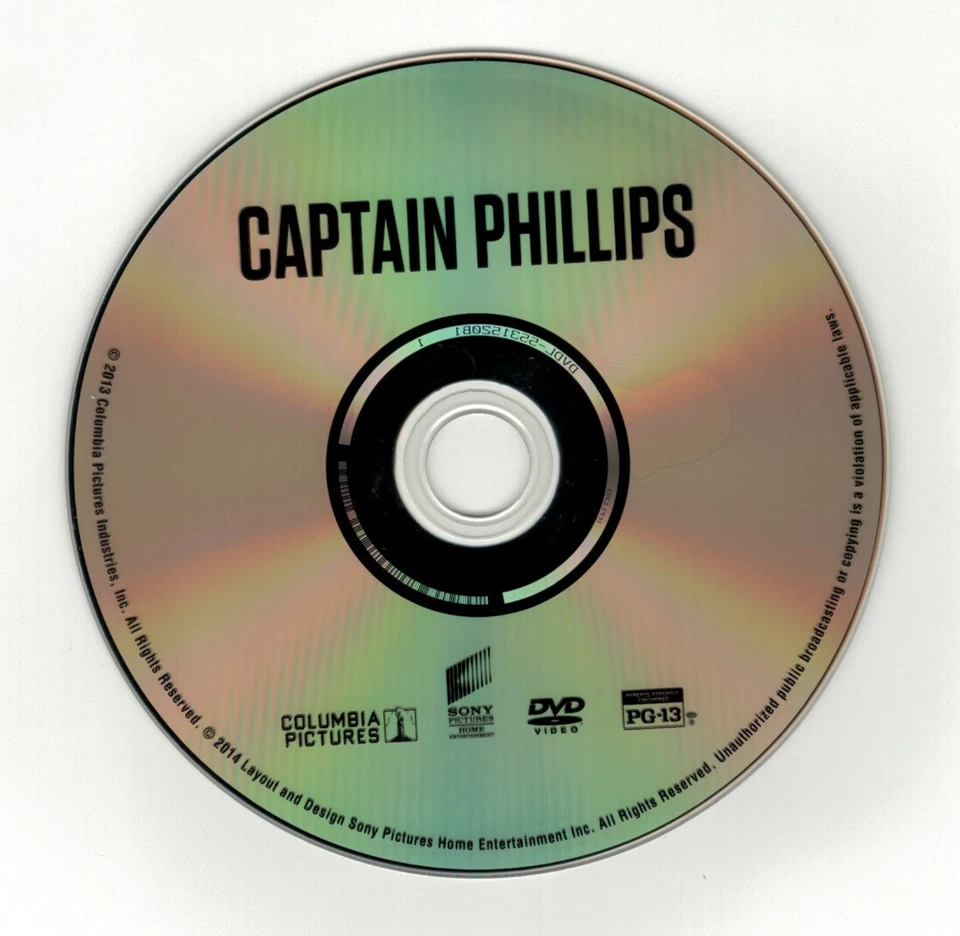 Captain Phillips (DVD disc) 2013 Tom Hanks - Image 1 of 1