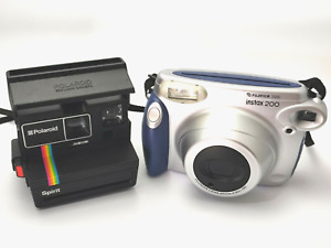 Instant Camera Joblot Polaroid Spirit 600 untested & Fujifilm Instax 200 Working
