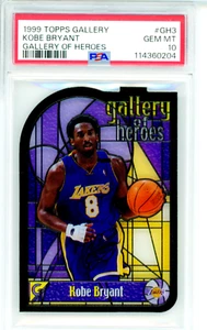 KOBE BRYANT 1999 Topps Gallery Gallery of Heroes GH3 PSA 10 Gem Mint - Picture 1 of 2