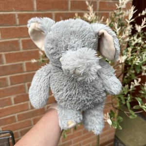 Intelex warm and cosy microwavable elephant soft toy plush grey 30cm long - Picture 1 of 13