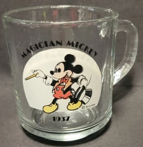 Magician Mickey 1937 Anchor Hocking Glass Mug - Picture 1 of 5