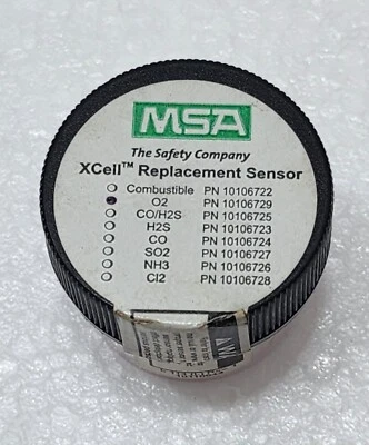 MSA 10106729 XCELL O2 OXYGEN REPLACEMENT SENSOR - Image 1 of 4