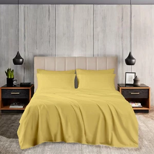 Komfit Bed Sheet set 1000 Series 4 Piece Deep Pocket King Bed Sheets - Picture 1 of 66