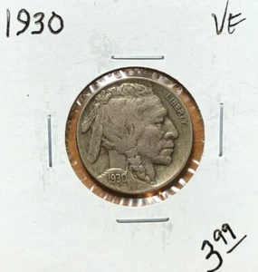1930 Buffalo Níquel ~ En muy buen estado ~ Bonita moneda~  - Imagen 1 de 2
