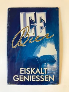 Blechschild | Ice Bier | 30x20cm | Deko - Brauerei - Werbeschild - Picture 1 of 1