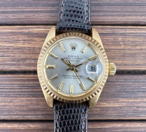 Rolex Lady-Datejust 6916 25mm 18k Yellow Fully Original Women's Watch - Picture 1 of 14