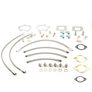 Oil Water Line Kit RB26DETT SKYLINE GTR  with Garrett / HKS Twin Journal Bearing - Picture 1 of 7