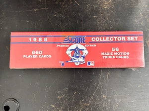 1988 Score Baseball Card Premier Edition Collector Set - Factory Sealed Box - Bild 1 von 2