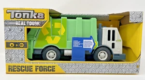 Tonka Real Tough Rescue Force Garbage Recycling Truck With Lights and Sounds NEW - Picture 1 of 7