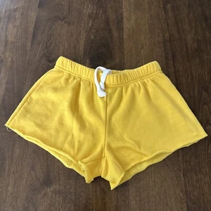 Junior Girl’s Katie J NYC JUNIOR Dylan Yellow Shorts, Size XS (Runs Small) - Picture 1 of 4