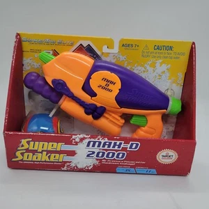2004 Hasbro Super Soaker Max-D2000 Hasbro new In Box W/Attack Ball Blue Orange - Picture 1 of 7