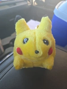 TOMY Pokemon Pikachu Vibrating Plush Vintage China Nintendo Pull-String 6 inch - Picture 1 of 7
