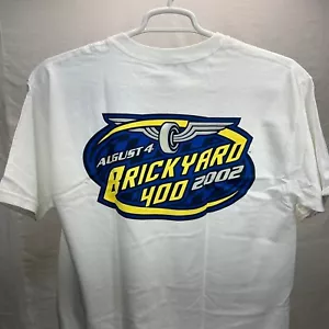 Gildan Brickyard 400 Racing T-Shirt August 4 2002 Graphic Tee Large - Picture 1 of 6