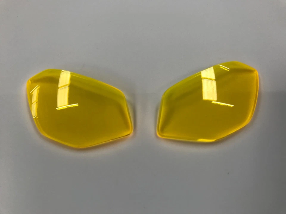 Protectores de faros Yamaha Yzf-R1 M1 2020 - 2022, hechos en el Reino Unido, amarillos  Foto 1 de 1