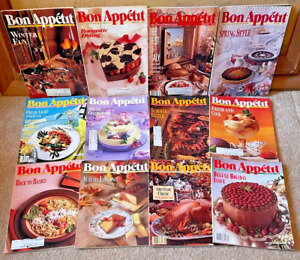BON APPETIT MAGAZINE 1990 - Full Year - 12 Issues - incl. ITALY Special Edition