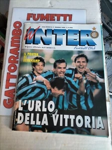 Inter Football club N.5 Con Vittoria + Sosa + Poster Anno 1994 - Buono++ - Foto 1 di 3