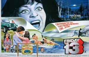 FRIDAY THE 13TH (1980) Movie Poster Horror Jason Voorhees - Rare Alternate Art - Picture 1 of 1