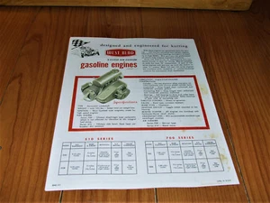 This vintage Karting West Bend  Engine Div. DEALER INQUIRIES   PRICES 3 pages - Picture 1 of 2