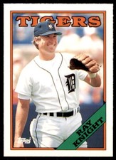 1988 Topps Traded Ray Knight . Detroit Tigers #59T