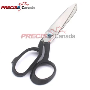 Tailor Scissors 10" Sewing Dressmaking Upholstery Fabric Cutting Shears Black - Picture 1 of 2