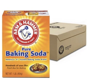 **24 PK** Arm & Hammer Pure Baking Soda ( 1 Lb )~Total 24 Lbs. - Picture 1 of 17