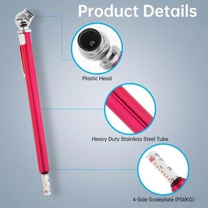 10-120PSI Tire Valve Gauge Heavy Duty Body Pencil Tire Pressure Gauge - Picture 1 of 7