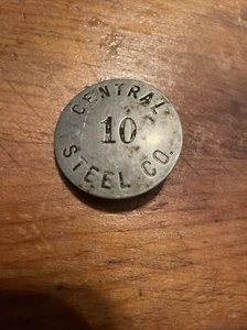 VINTAGE CENTRAL STEEL & WIRE COMPANY Employee BADGE # 10 - Picture 1 of 6