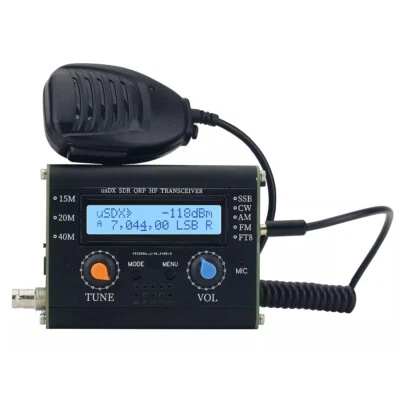 5W USDX SDR QRP HF Transceiver QCX-SSB zu SSB 3-Band All Mode mit Handmikrofon - Bild 1 von 4