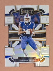 Gabriel Gabe Davis 2023 Select Concourse White Prizm 112/199 Die Cut Card #11 - Picture 1 of 2