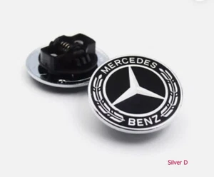57mm Front Hood Bonnet Emblem Badge Logo for Mercedes Benz C E S Class CLA AMG - Foto 1 di 4