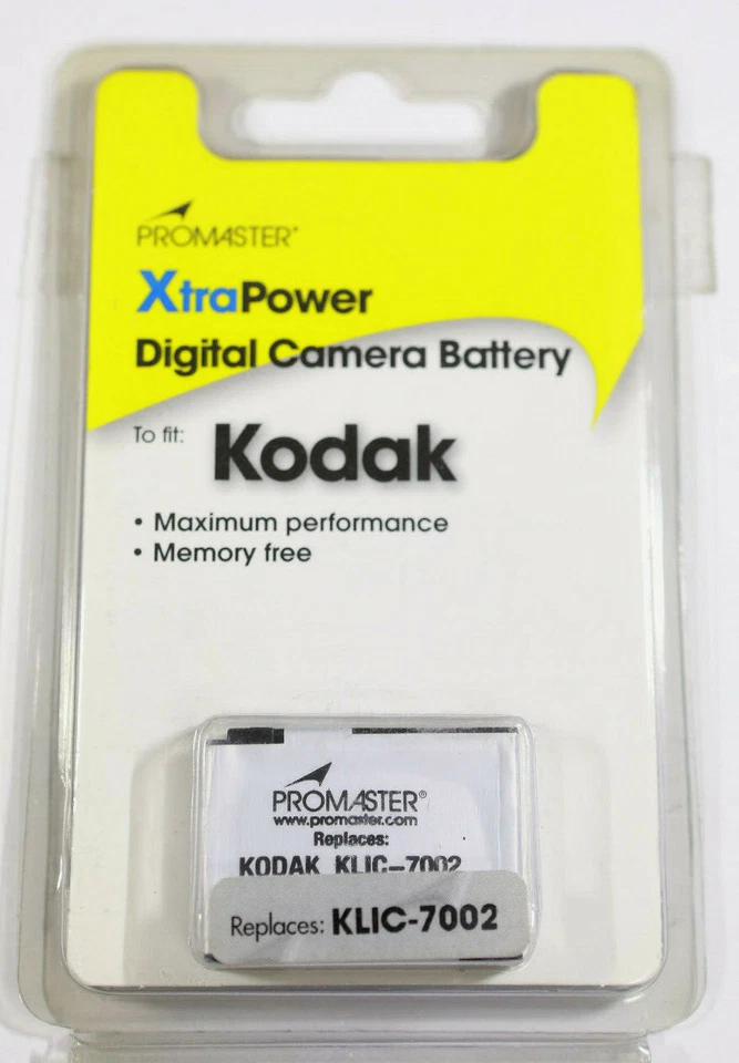Código de batería ProMaster Kodak KLIC-7002 4473N Foto 1 de 1