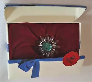 Swarovski SCS Kristall Margerite Blume / Gänseblümchen Aqua Grün & Klar OVP - Bild 1 von 11