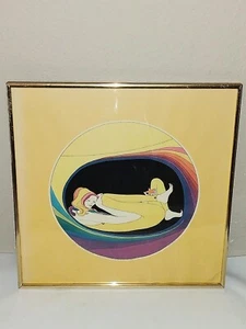 Woman Mother Pregnancy Lithograph by John Luke Eastman 1973 - Picture 1 of 3