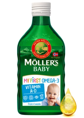 Read MOLLERS BABY 250 ml Moller's My First Fish Oil TRAN OMEGA-3 D3 400 IU 02/26