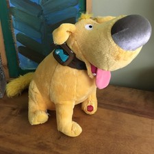 Disney Store Movie UP Dug Doug DOG Pixar Talking Plush Stuffed Animal Sound