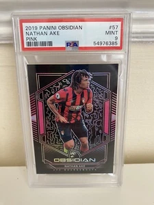 Panini Obsidian 2019 Nathan Ake PSA Grade Mint 9 Bournemouth - Bild 1 von 4
