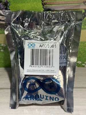 Arduino ETHERNET with POE + USB 2 Serial A000061 A10004424 - NEW - Image 1 of 3