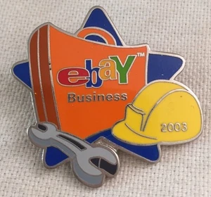 Spilla da collezione Ebay Live 2003 Ebay Business bavero metallo 1,5x1,25" autentica  - Foto 1 di 2