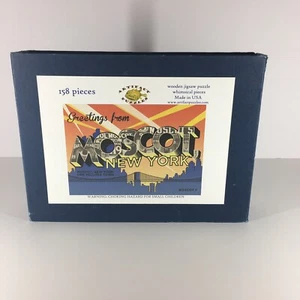 Artifact Puzzles - Greetings From “MOSCOT” New York - 158 Pcs Brand New Unopened - Picture 1 of 8