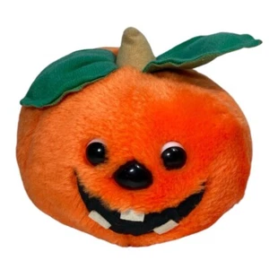 Peluche de calabaza Russ Jack-O-Lantern otoño Halloween vintage - Imagen 1 de 5