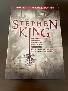 STEPHEN KING: MOVIES & TV COLLECTION (DVD) - BRAND NEW - STAND/PET SEMATARY/+ - Picture 1 of 5