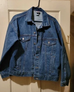 Vtg Tyca John Deere Des Moines Works Denim Jean Jacket Men size Medium USA Made - Picture 1 of 6