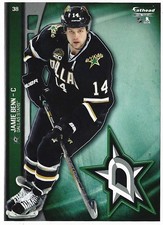 JAMIE BENN FATHEAD TRADEABLES DALLAS STARS LOGO REMOVABLE STICKER NHL 2014 #38