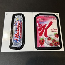 2013 WACKY PACKAGES ALL NEW SERIES 10 BONUS CARDS B1 & B2 3RACKETEERS SPECIAL K