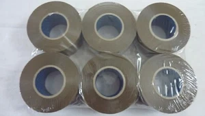 12 x 150m e-Tape Premium Quality Brown Buff Packaging Tape Rolls Sellotape ETAPE - Picture 1 of 3