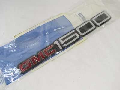 Placa de identificación de placa de puerta delantera para camión GMC 1500 emblema Savana C1500 K1500 genuina OEM Foto 1 de 4