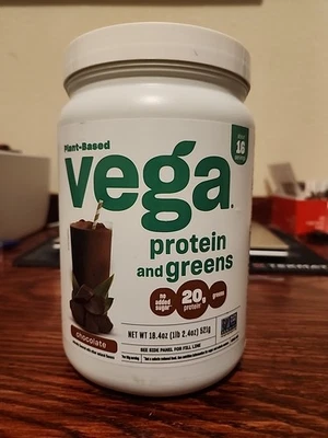 Vega Nutrition Mezcla de Bebidas Proteínas y Verdes CHOCOLATE - 18.4oz AGOSTO 2025 Foto 1 de 4